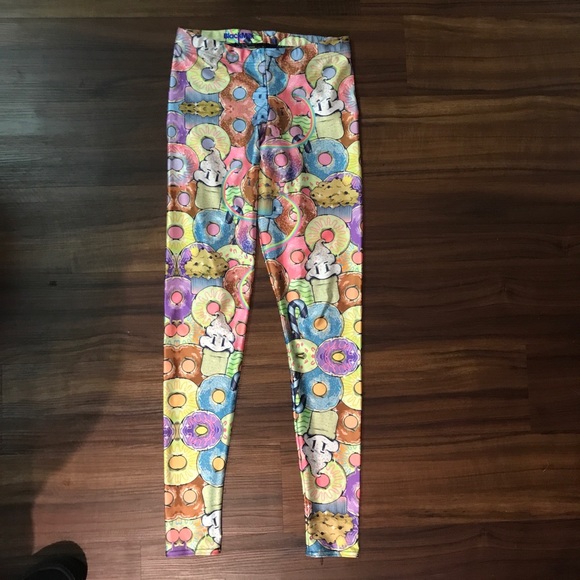 Blackmilk Pants - Donut Neon leggings - size m